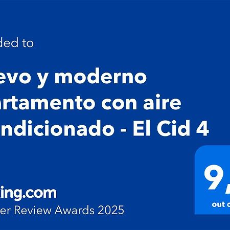 Nuevo y moderno apartamento con aire acondicionado - El Cid 4 Burriana Exterior foto